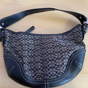 Coach Black Signature C Satchel